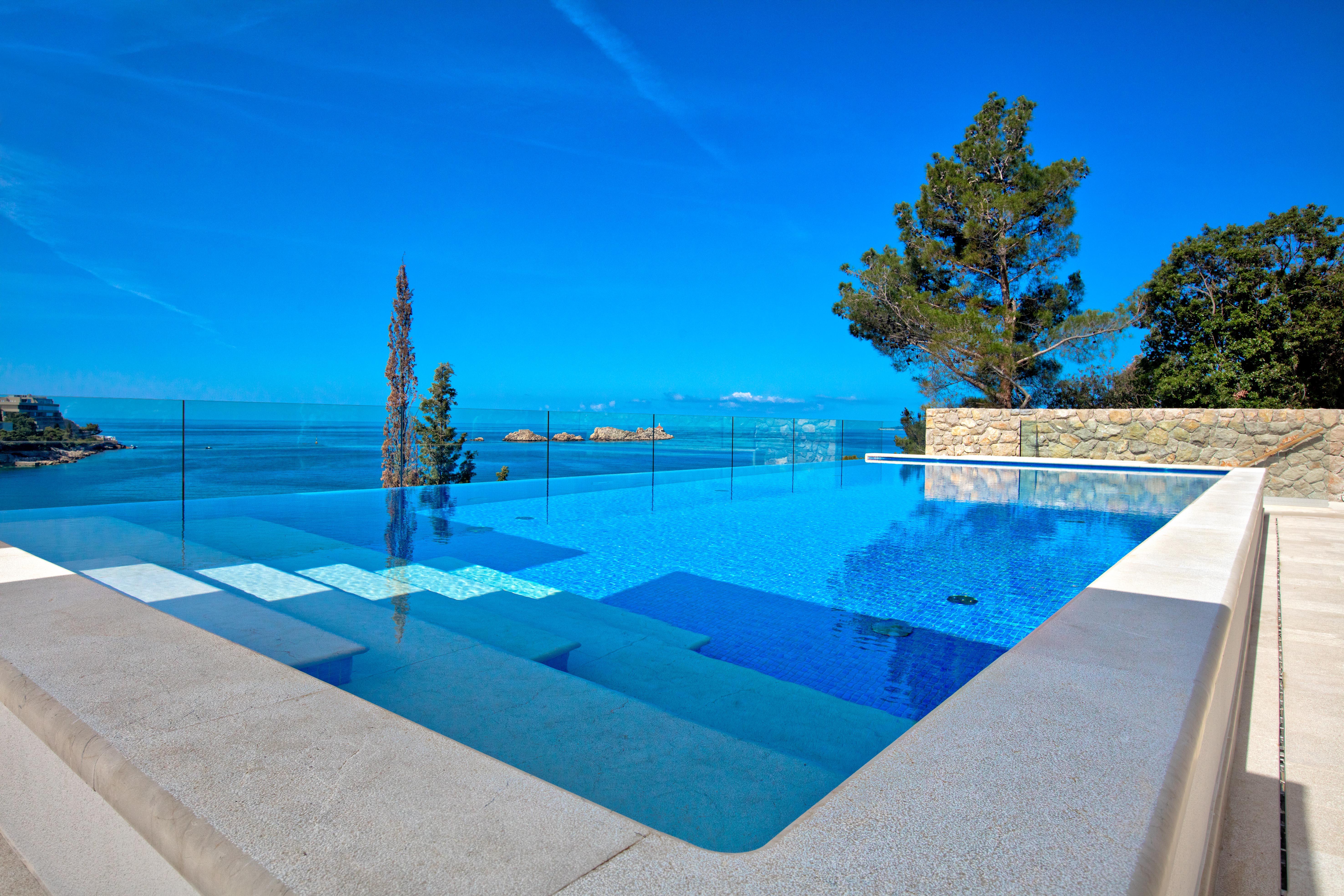 호텔 모어 두브로브니크 외부 사진 Infinity pool
